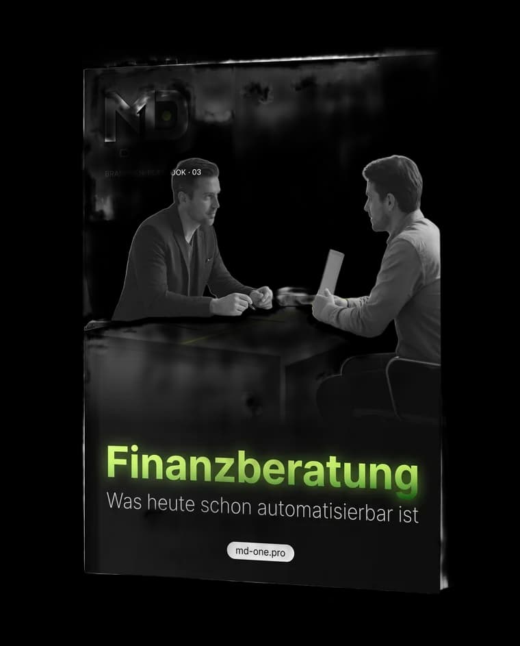 3D-Mockup Branchen-Playbook Finanzberatung & Versicherung