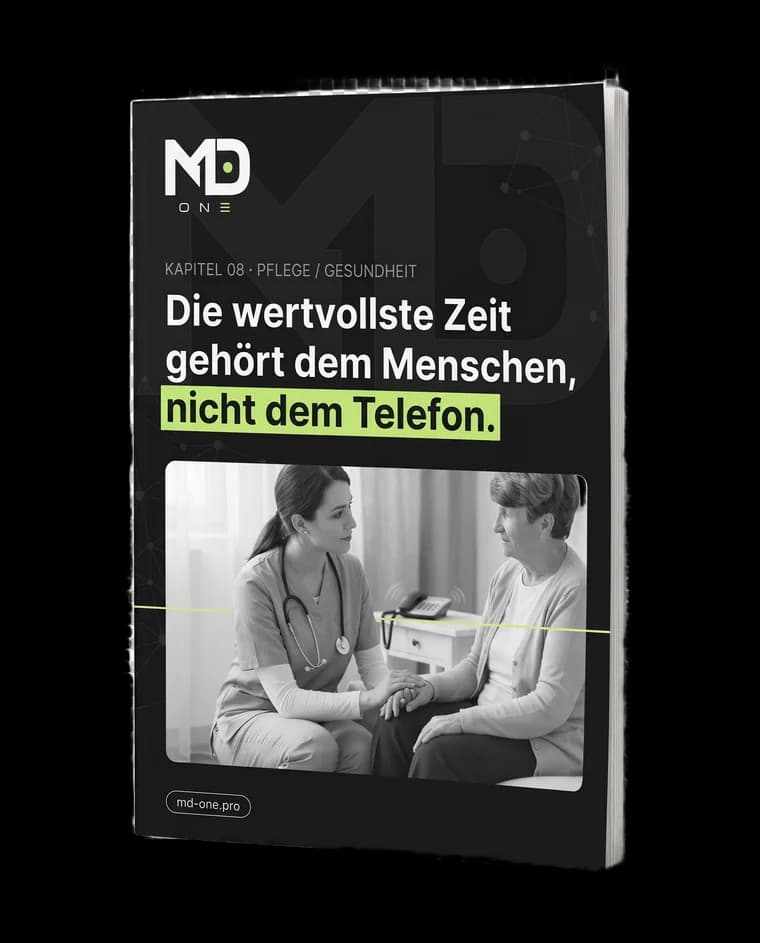 3D-Mockup Branchen-Playbook Pflege & Gesundheit